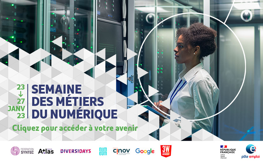 Doranco x Pôle Emploi : La semaine des métiers du numérique 23/01 - 27/01
